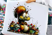 Whimsical Birthday Animal Clipart, an Illustration by Craft Nest (Thumbnail 5 of 8)