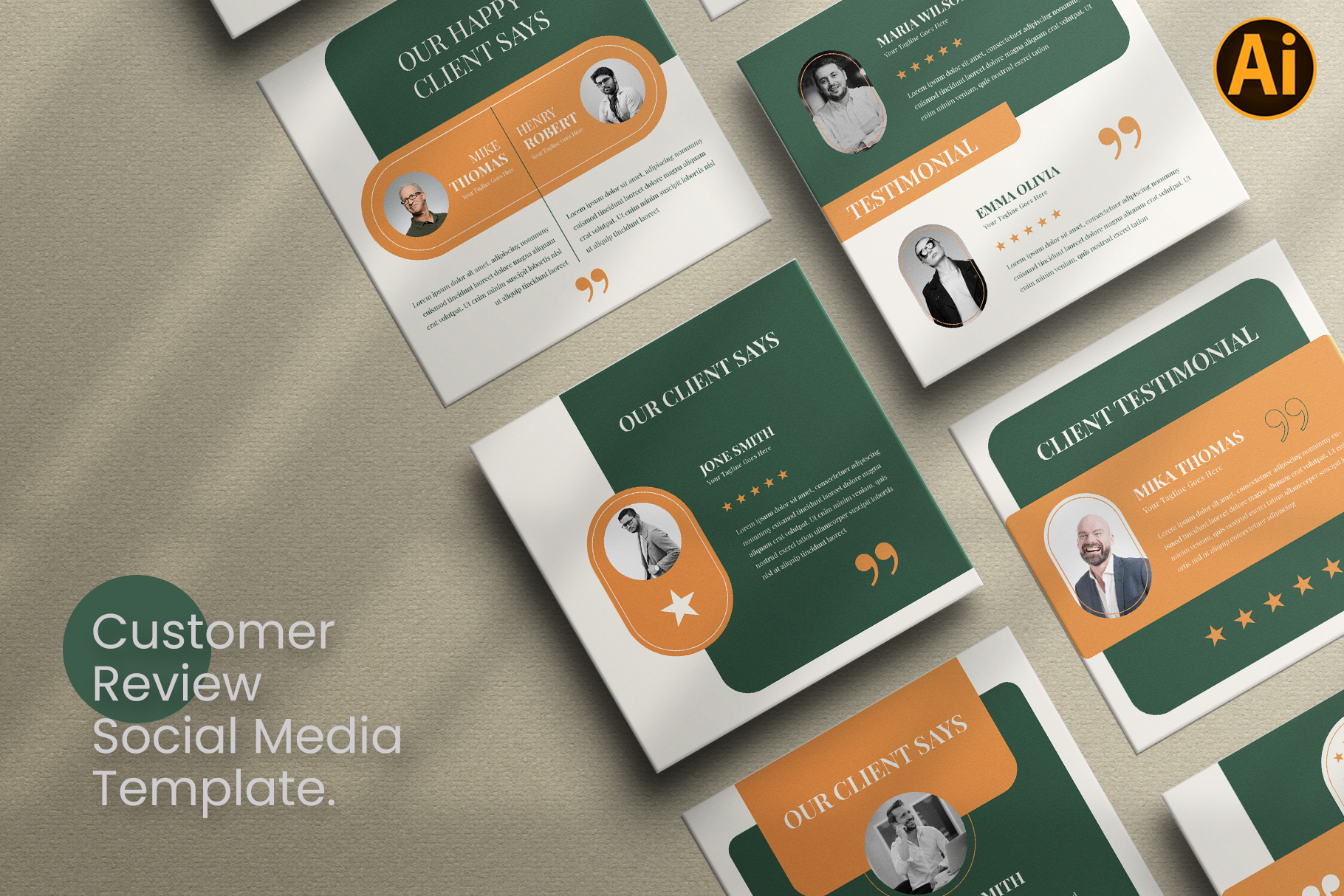 Customer Review Social Media Post