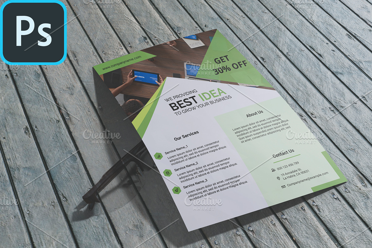 Spiti Business Flyer 02, a Flyer Template by Proshanta Sarker (Photo 1 of 4)