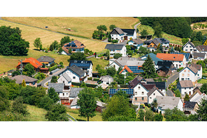View Of Small Picturesque Village In, an Architecture Photo by Our Amazing World