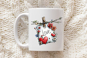 Whimsical Valentine Clipart, an Illustration by OK Design (Thumbnail 5 of 6)