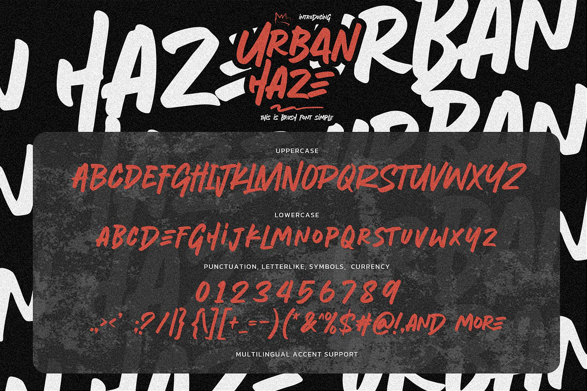 Urban Haze – Brush Font Simple, a Handwritten Font by Gassstype (Photo 6 of 8)