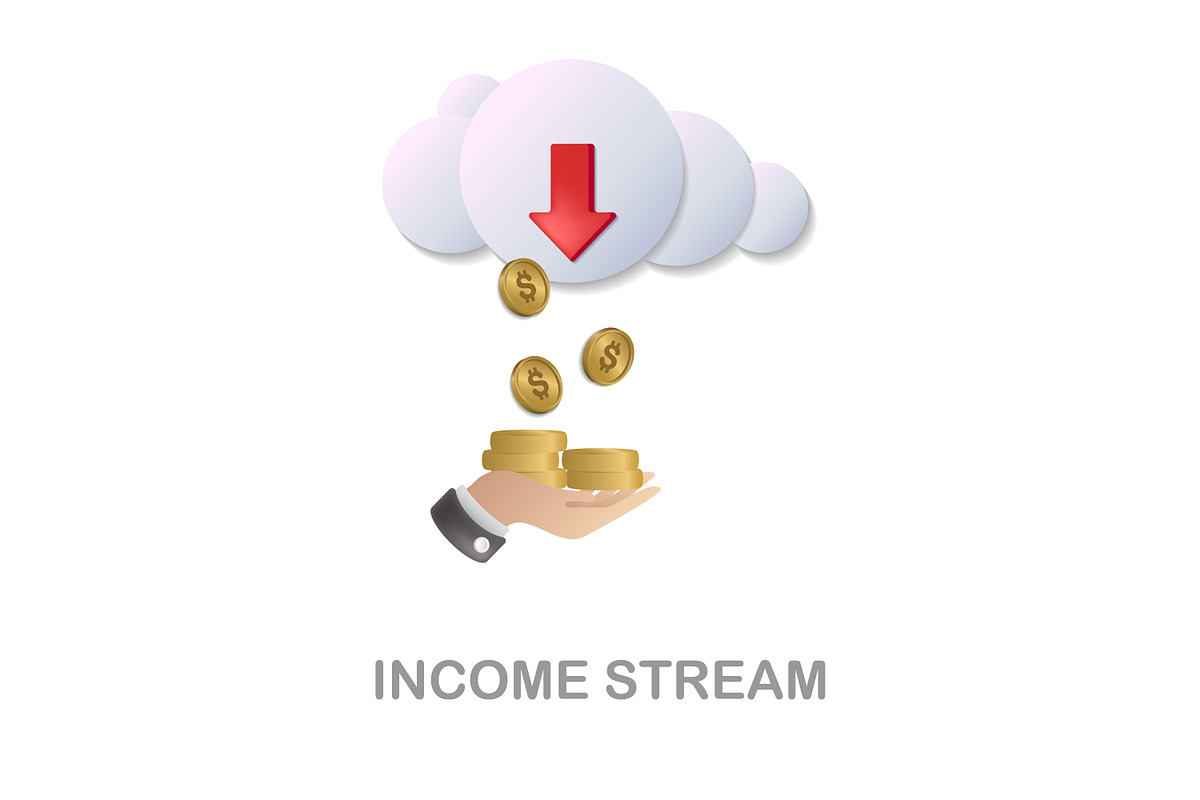 Passive Income 3D Icons Set Bundle, an Object Graphic by Aimagenarium@gmail.com (Photo 17 of 21)