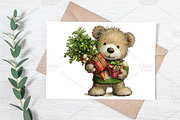 Whimsical Easter Teddy Bear Clipart, an Illustration by Canvas Craft (Thumbnail 7 of 7)