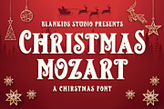 Christmas Mozart a Christmas Serif, a Serif Font by Blankids Studio (Thumbnail 1 of 6)