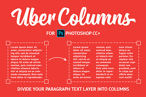 Sale! UberColumns for Photoshop