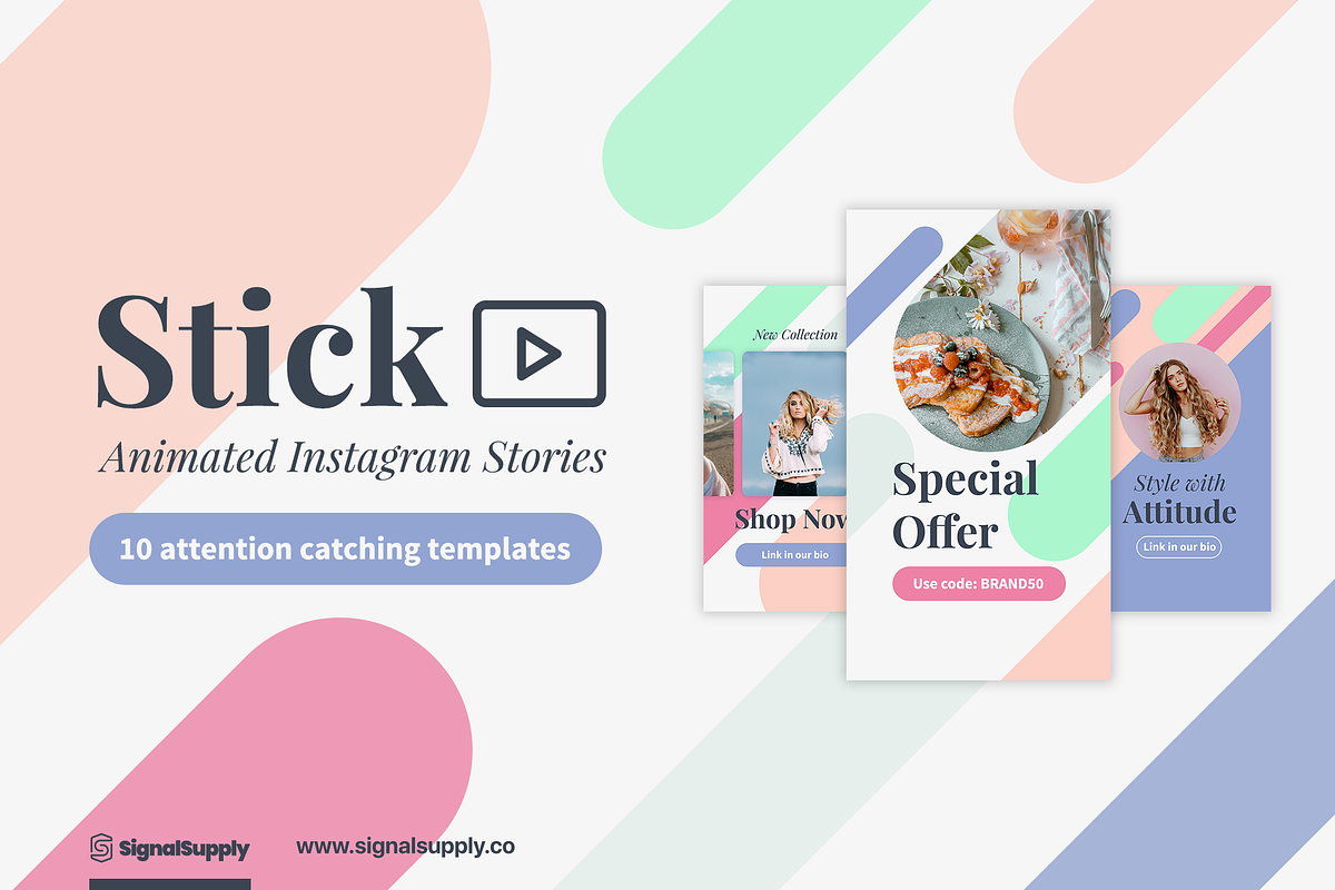 Stick - Animated Instagram Story, a Social Media Template by SignalSupply (Photo 1 of 4)