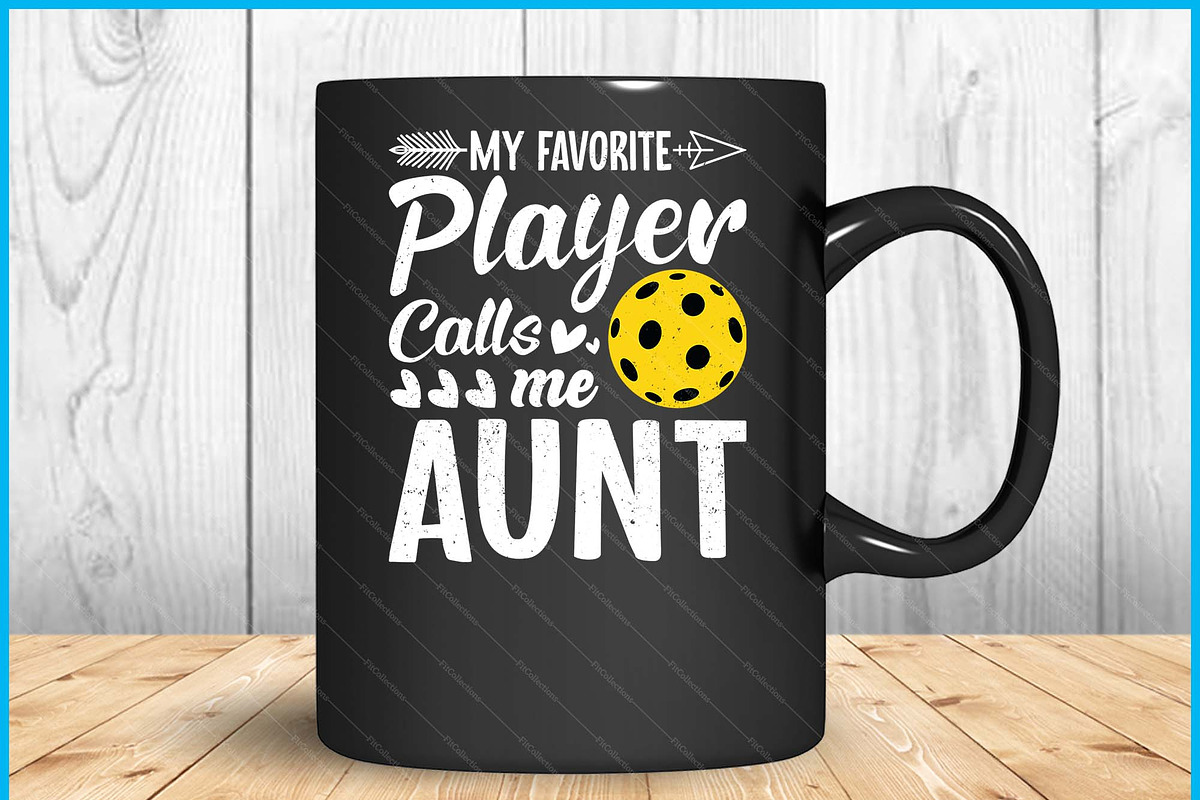 Aunt Pickleball Favorite Sports SVG, an Object Graphic by Creativeusart (Photo 3 of 4)