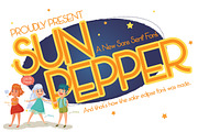 Sun Pepper, a Sans Serif Font by Lunabi (Thumbnail 1 of 5)