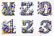 Gingham check Alphabet spring, an Illustration by RobertsArt (Thumbnail 6 of 7)