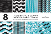 ABSTRACT WAVY STRIPE PATTERNS, a Pattern Graphic by Electric Treehaus (Thumbnail 1 of 4)