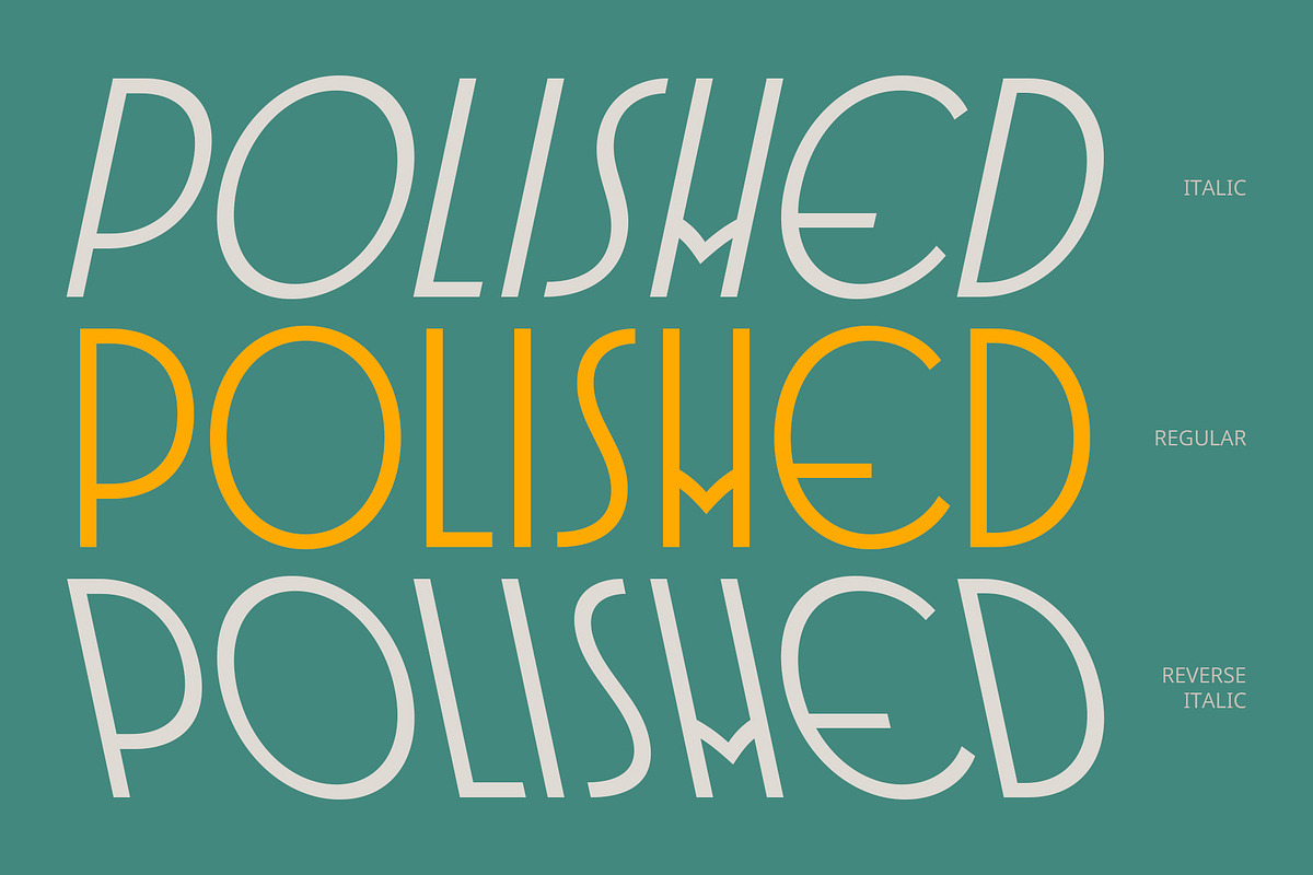CS Hazel – Art Deco Font, a Sans Serif Font by Craft Supply Co. (Photo 5 of 8)