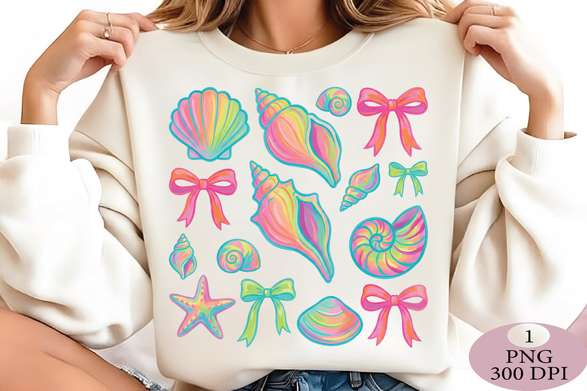 Coquette Seashell PNG, an Illustration by Daily.Designs (Photo 3 of 5)