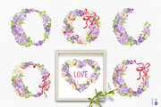 Lilac. Watercolor set., an Illustration by Tata Pilip (Thumbnail 9 of 21)