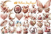 Vintage Dusty Rose Mother's Day, an Illustration by DreamCafeArt (Thumbnail 1 of 6)