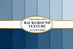 Digital Paper Blue Wall Texture