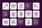 Goth Icons Collection, an Outline Icon by Prosymbols (Thumbnail 6 of 7)