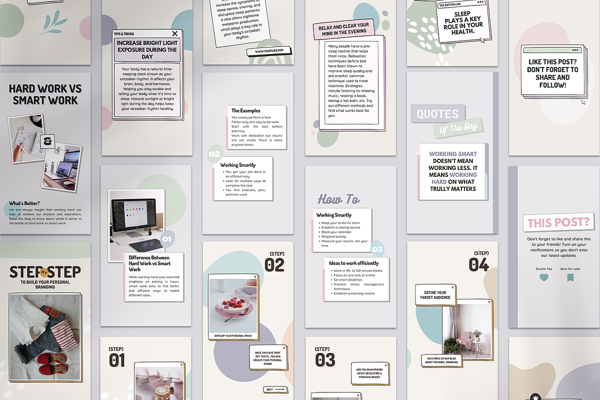 Instagram Carousel Growth Hacks, a Social Media Template by Analogi Studio (Photo 13 of 23)