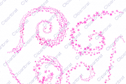 Watercolor Twinkle Stars in Pink, an Object Illustration by ClipartBrat Graphics (Thumbnail 5 of 5)
