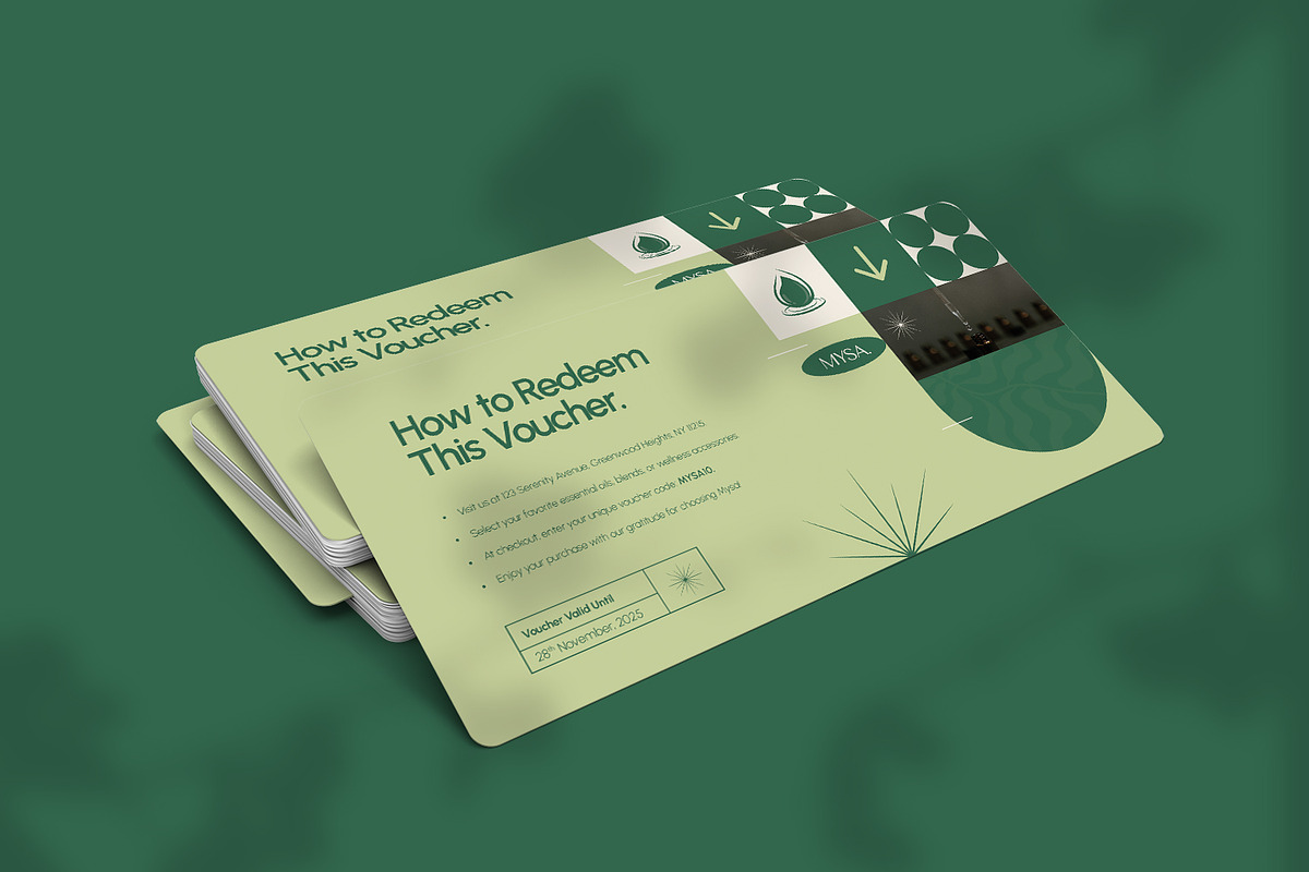 Essentials Oil - Gift Voucher, a Card Template by VUNIRA (Photo 3 of 3)