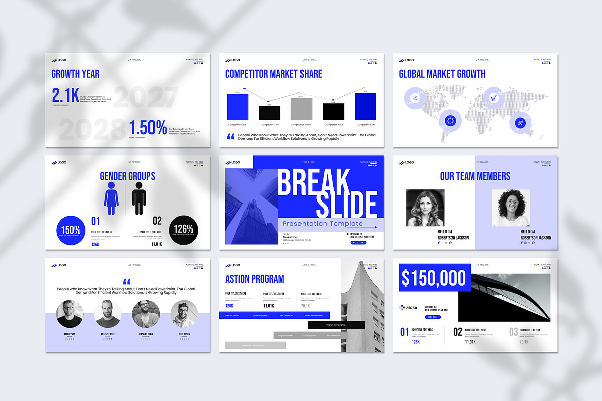 Digital Marketing Plan Presentation, a Presentation Template by Soraclod (Photo 6 of 9)