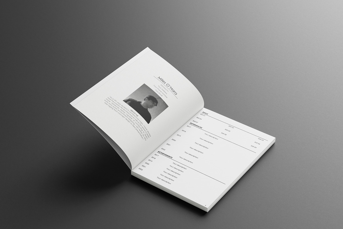 Portfolio Template - Booklet Ver., a Presentation Template by Arkishop (Photo 7 of 10)