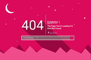 Material Design 404 Page, a Websites & App Template by Saif71 - Shop (Thumbnail 6 of 6)