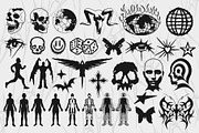 CYBER SIGILISM VECTOR SET, a Pattern Graphic by craftlove (Thumbnail 6 of 11)