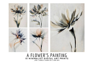 A Flower's Painting, a Decorative Illustration by Digital Art Creations