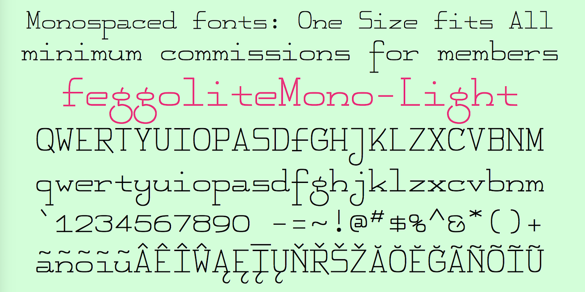 FeggoliteMono, a Slab Serif Font by Ingrimayne Type (Photo 8 of 14)