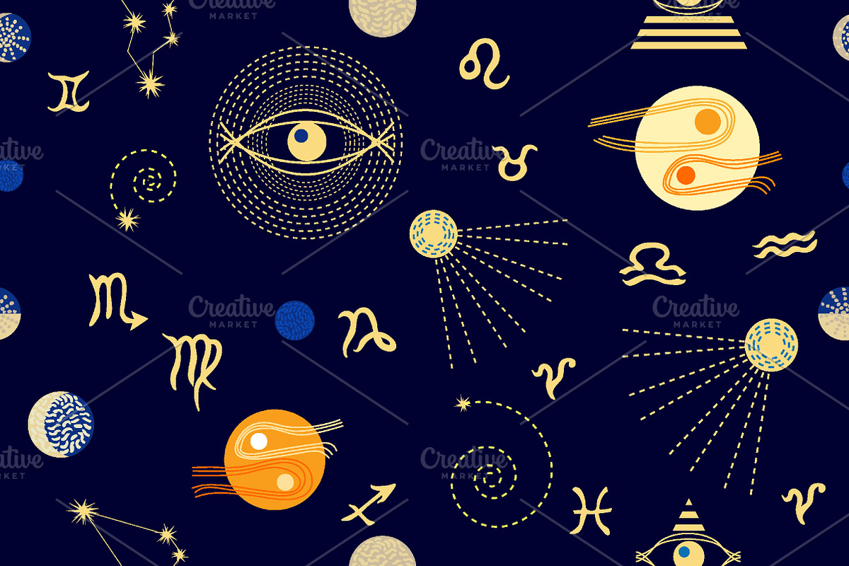 My Space. Set of Cosmic Patterns, a Pattern Graphic by Svetlana Kononova (Photo 9 of 15)