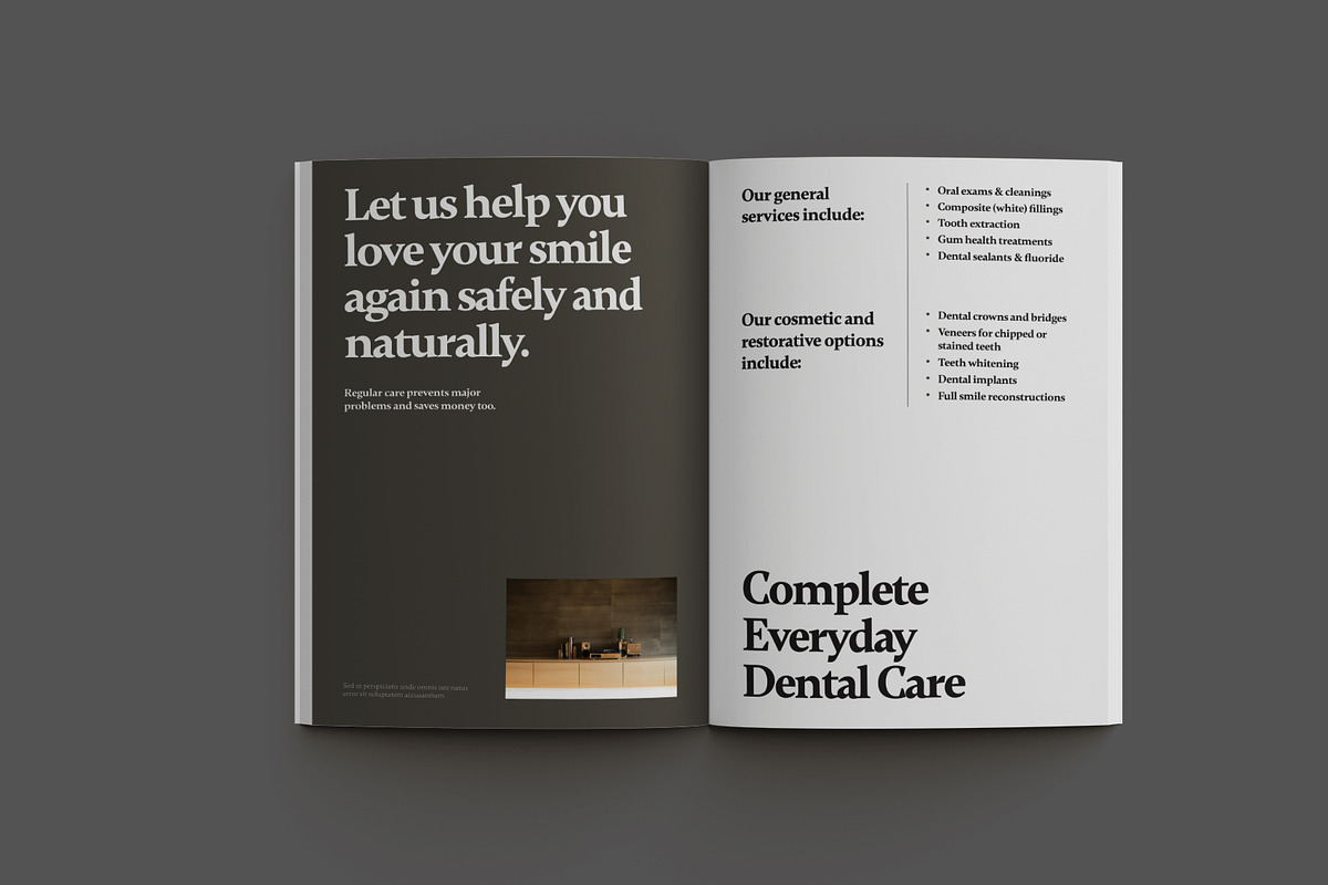 Simple Dental Clinic Brochure preview 5