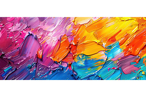 Colorful abstract texture of thick, an Arts & Entertainment Photo by piter.goskov