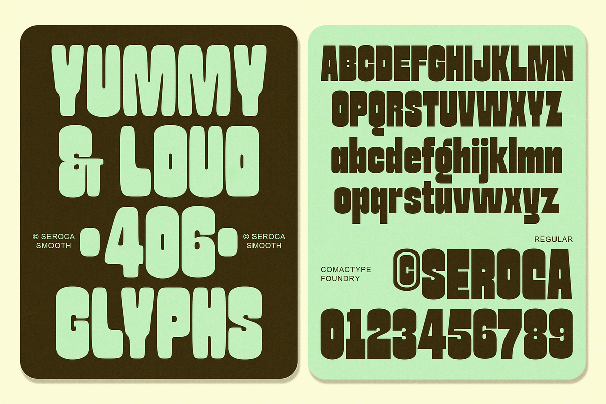SEROCA - A Funky Sans Serif Font, a Sans Serif Font by Comactype Foundry (Photo 9 of 15)
