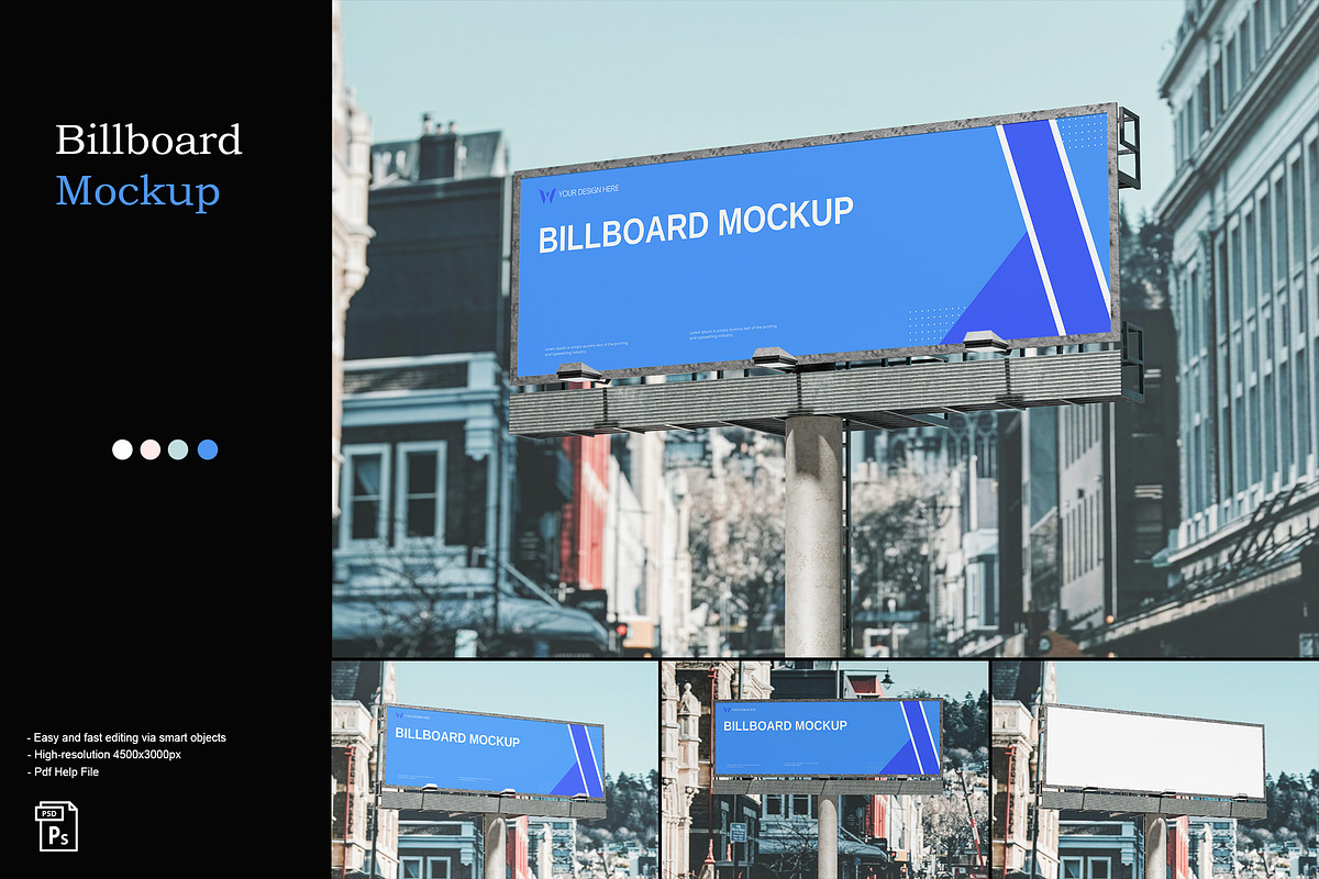 Billboard Mockup, an Advertising Mockup by Design Source_ (Photo 1 of 4)