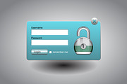 Modern window login form, a Templates & Theme by Sunny (Thumbnail 1 of 2)