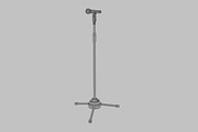 Microphone with stand, an Object 3D Model by CGTech (Thumbnail 6 of 9)