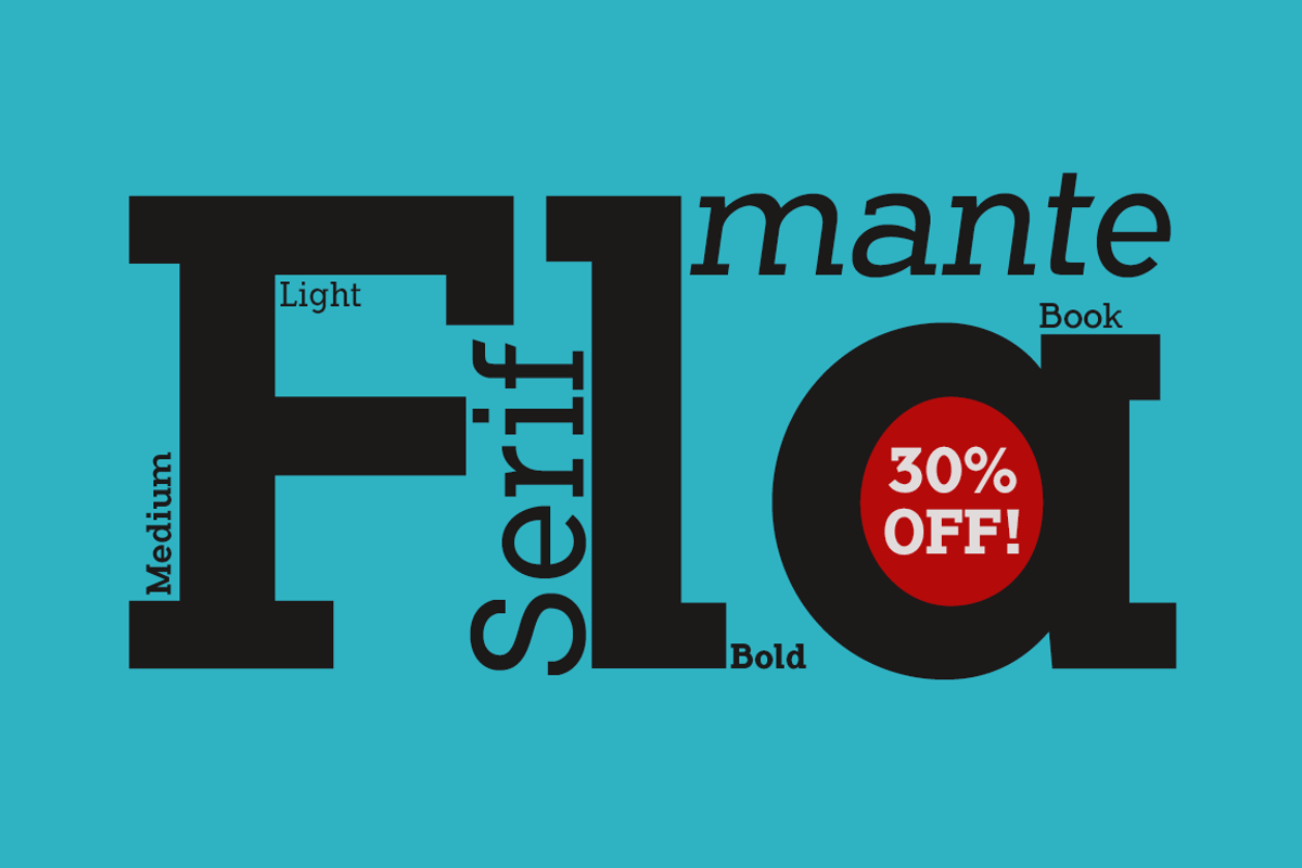 Flamante Serif -8 fonts- preview 4