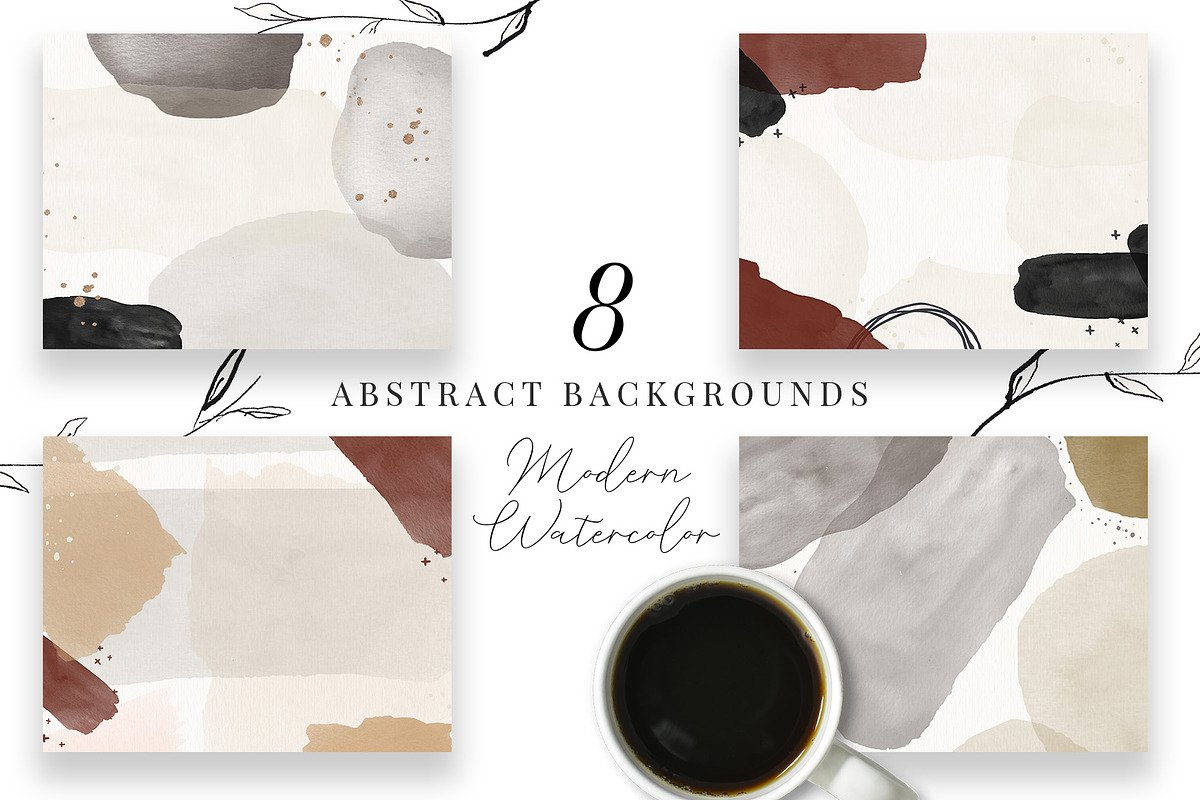 Modern Abstract Backgrounds, a Background Graphic by Chelsea Bromley (Photo 4 of 5)