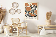 Linocut Flowers | Poster Builder, an Object Graphic by KetteCreate (Thumbnail 8 of 12)
