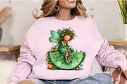 Whimsical Summer Fairy Clipart PNG, a Seasonal Illustration by Canvas Craft (Thumbnail 4 of 6)