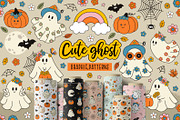 cute ghost collection, a Seasonal Illustration by NataKa (Thumbnail 1 of 9)
