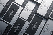 Elegant Grey Business Card, a Business Card Template by Marvel (Thumbnail 4 of 5)
