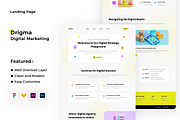 Digital Marketing Landing Page, a Websites & App Template by ENATIVE (Thumbnail 1 of 4)