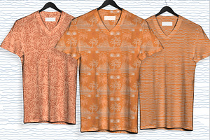 Orange Summer Pattern Collection