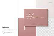 Landscape Wedding Guest Book Mockup, a Books & Magazine Mockup by creatsy5 (Thumbnail 11 of 12)