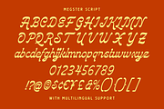 Megster Racing Font Duo, a Script Font by Letterhend Studio (Thumbnail 8 of 10)