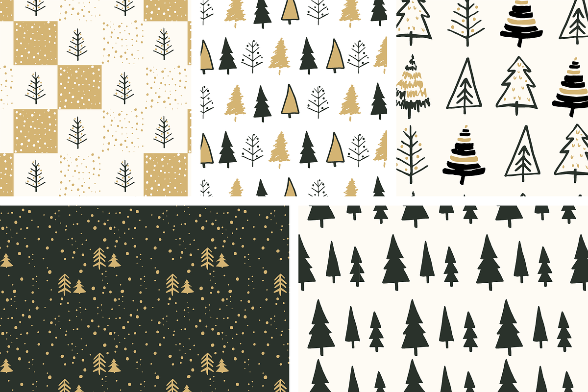 Trendy Trees, a Pattern Graphic by Suphansa (Photo 7 of 8)