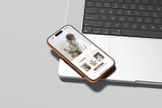 iPhone 17 Pro Mockup, an iPhone Mockup by graphicsecond (Thumbnail 5 of 6)