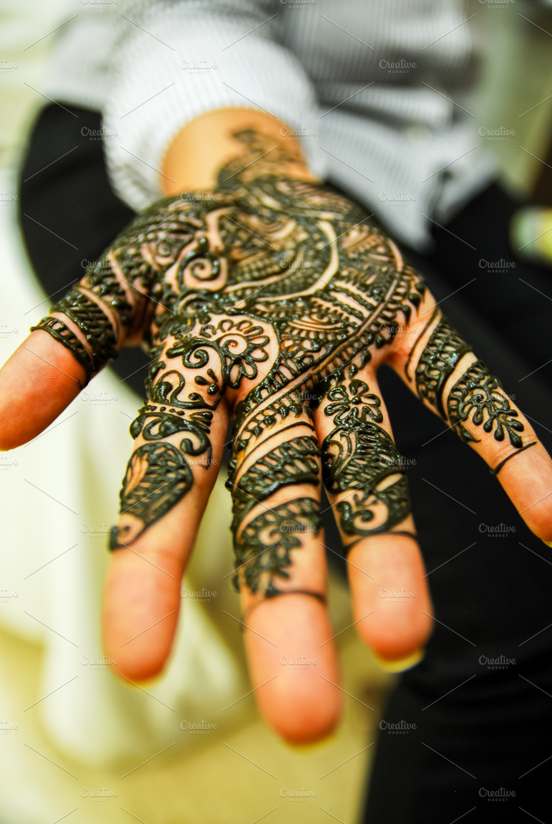 Henna Design Close Up, a Beauty & Fashion Photo by preetim